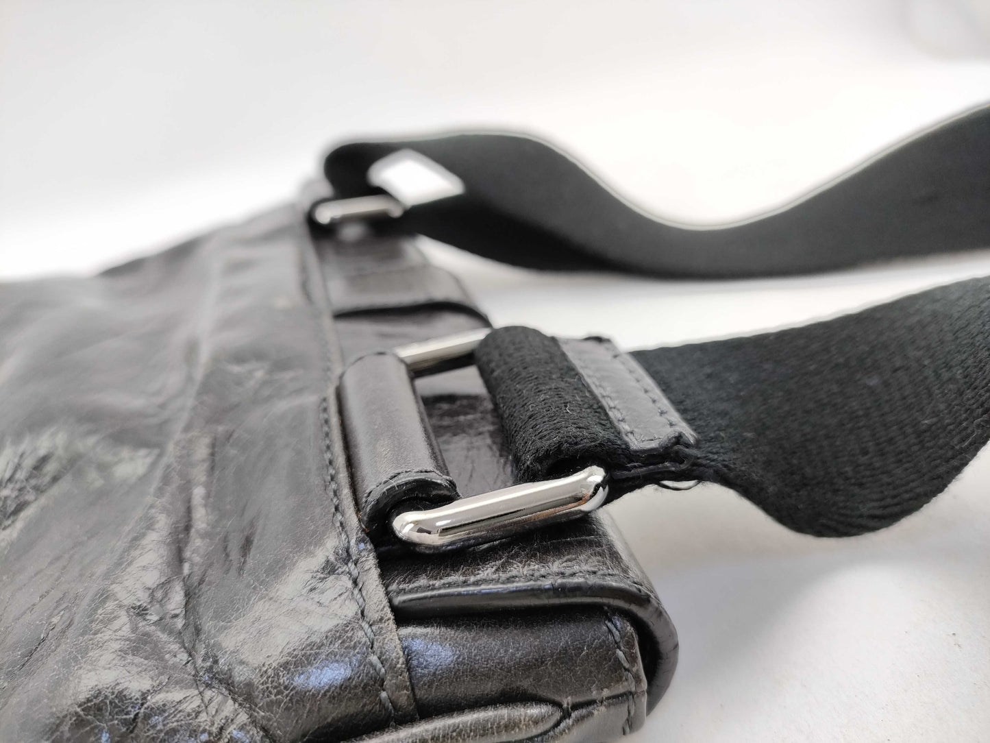 DOLCE&GABBANA Plate Messenger Shoulder Bag