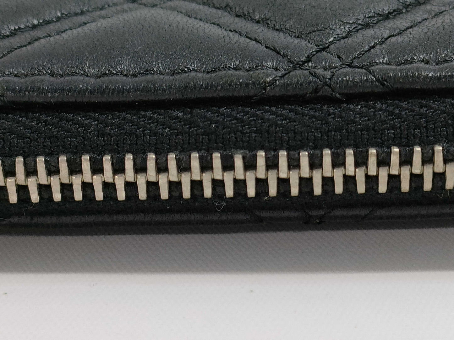 CHANEL Lambskin Matelasse Second Clutch Bag