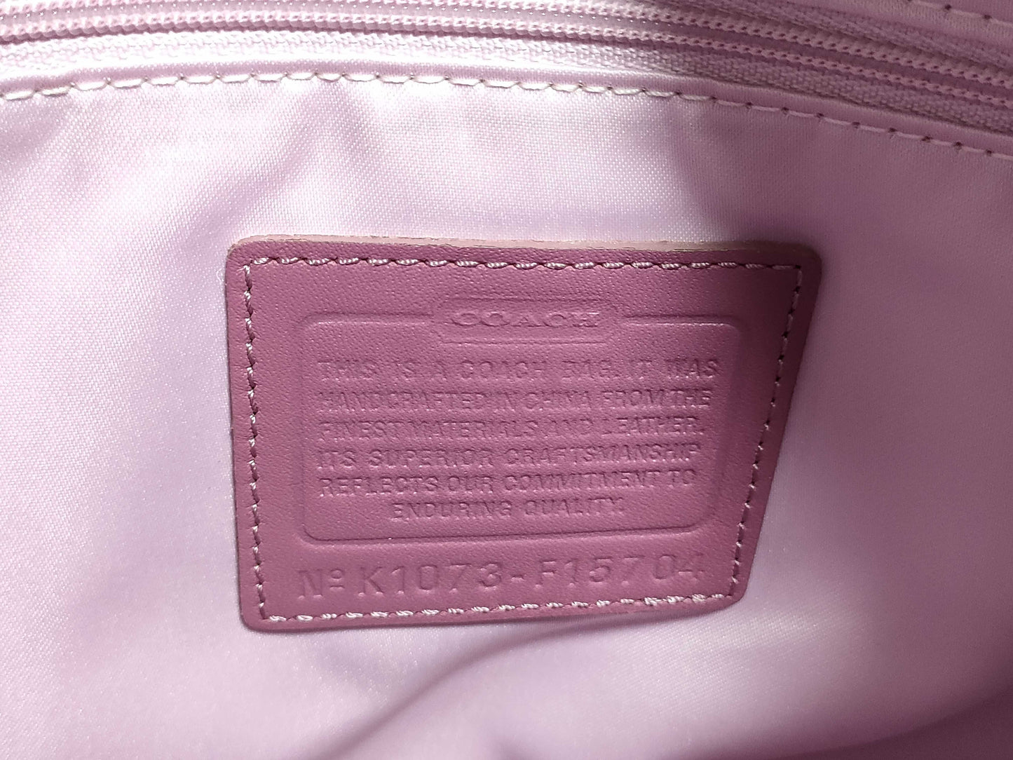 COACH Signature Canvas/PVC Set Shoulder Bag