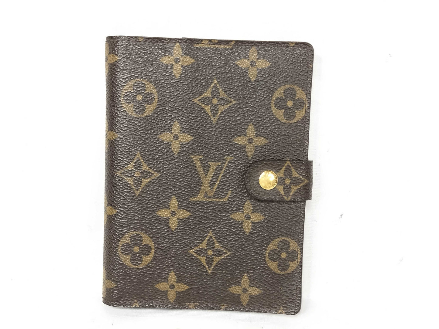 LOUIS VUITTON Monogram R20005 Agenda PM Personalized Planner Cover