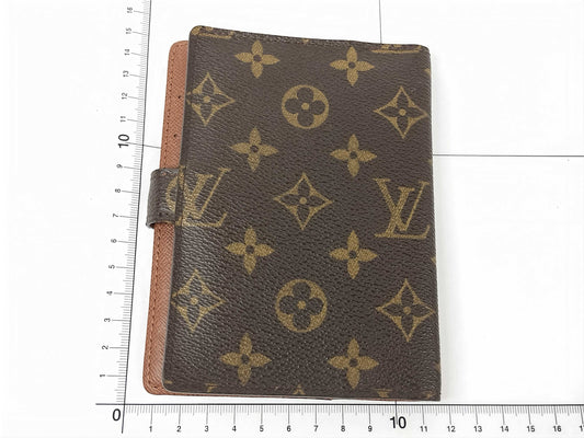LOUIS VUITTON Monogram R20005 Agenda PM Personalized Planner Cover