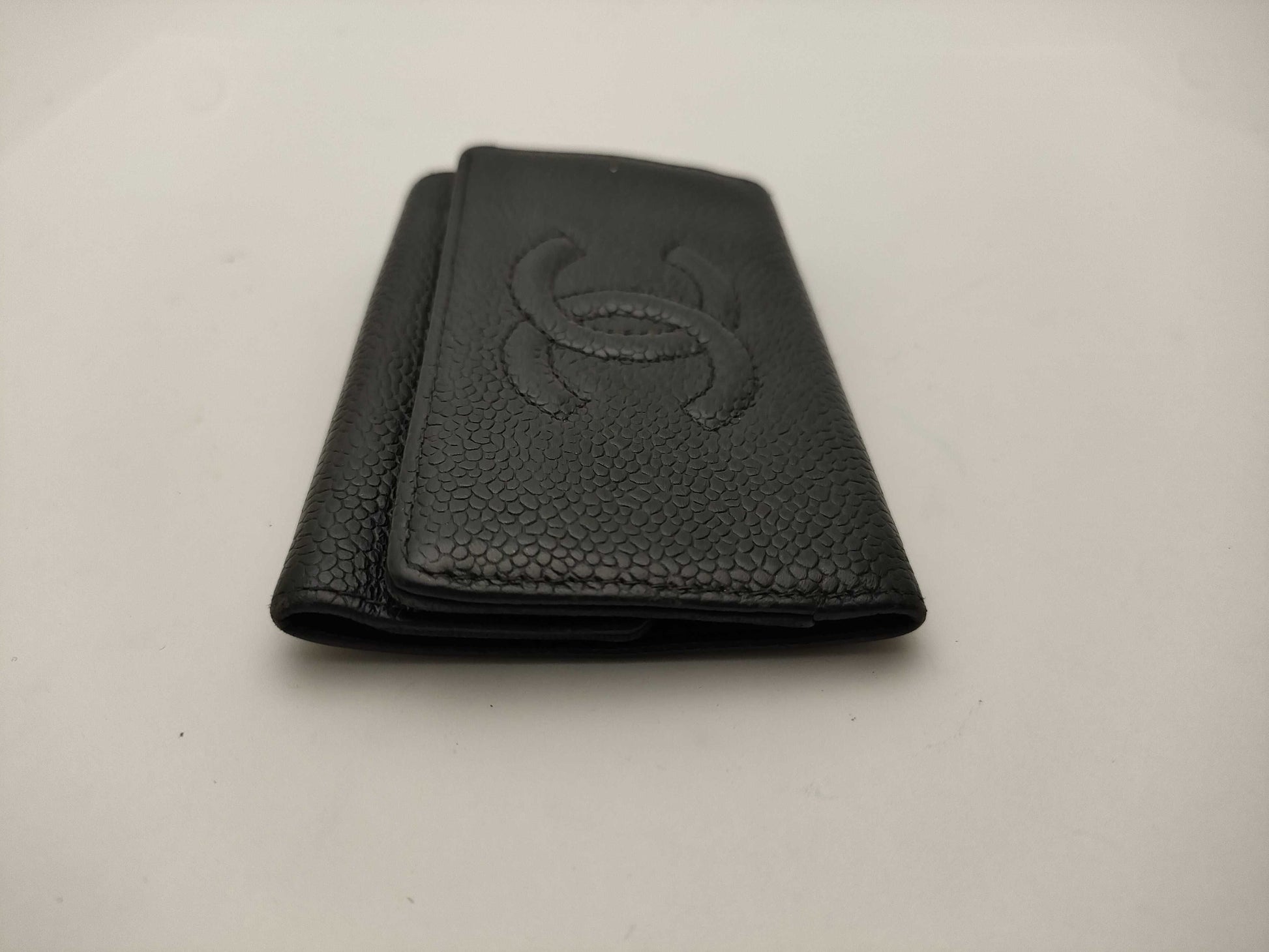 CHANEL Caviar Skin Key Case Key Case/Key Holder
