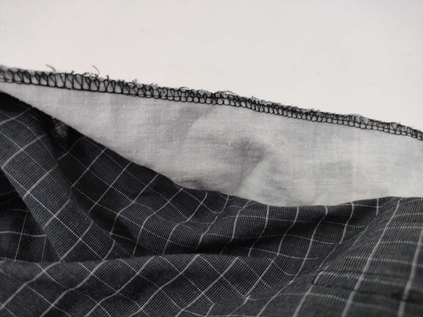 Dior Pajama Shirt/2 Pockets/Checkered/Gray Tops