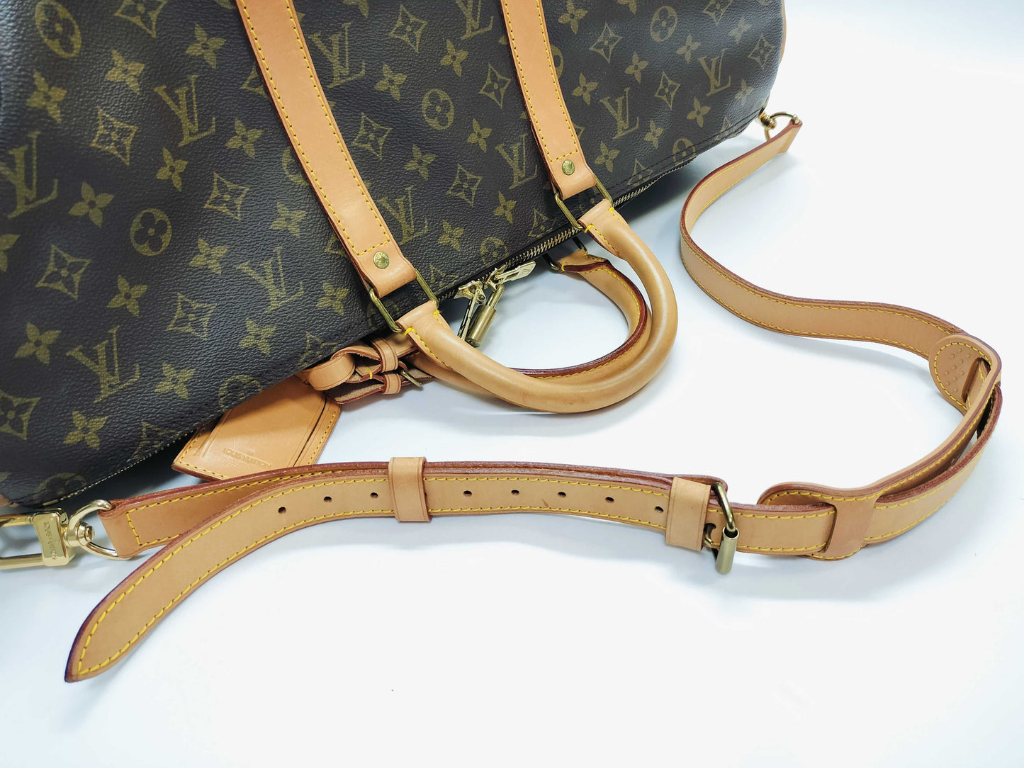 LOUIS VUITTON Monogram M41416 Keepall Bandouliere 50 Boston Bag