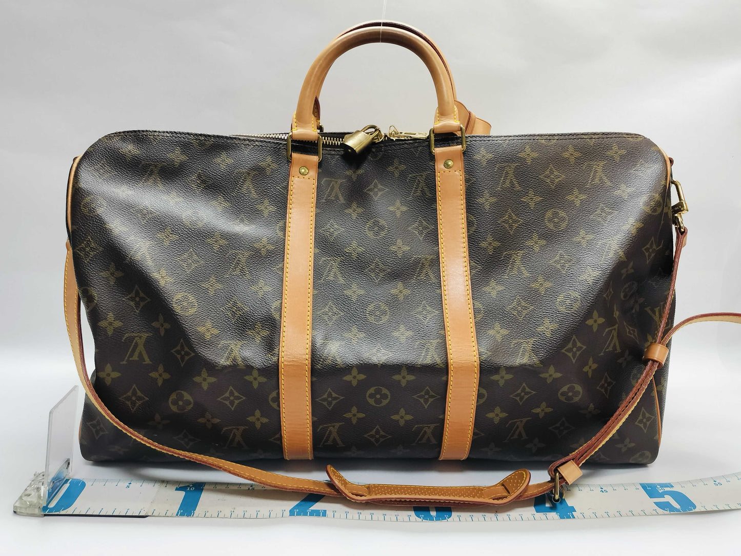 LOUIS VUITTON Monogram M41416 Keepall Bandouliere 50 Boston Bag
