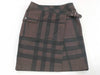 BURBERRY Check Skirt Brown Skirt