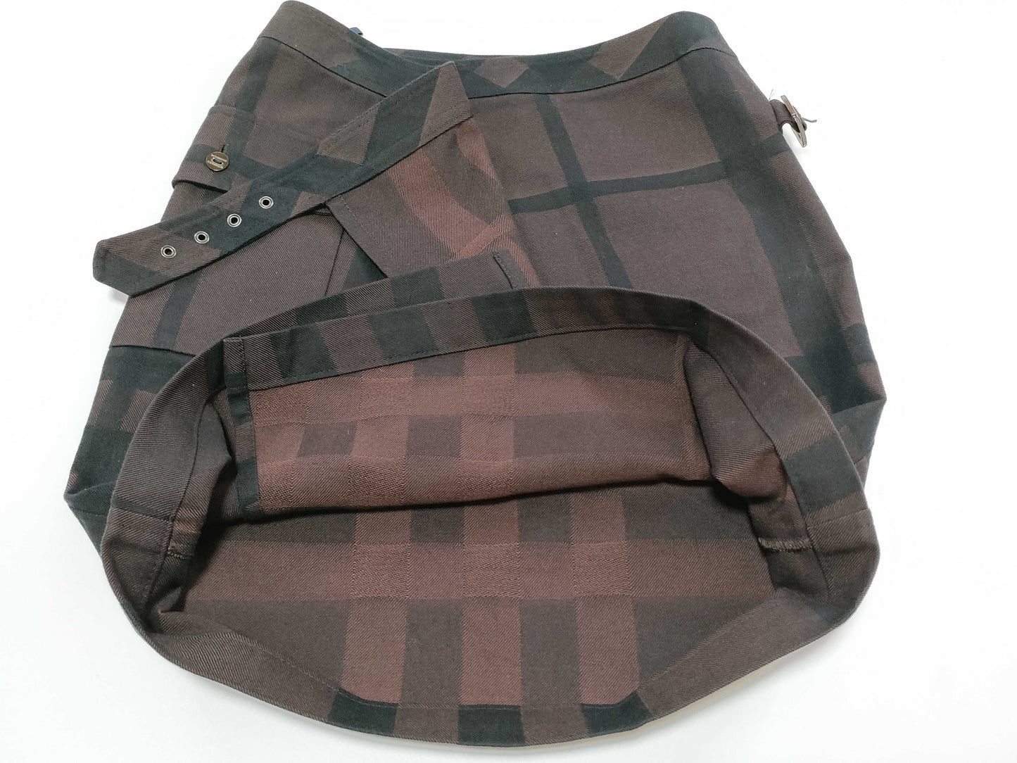 BURBERRY Check Skirt Brown Skirt
