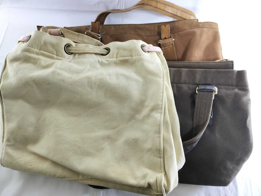 Yves Saint Laurent Canvas/Leather Tote Bag