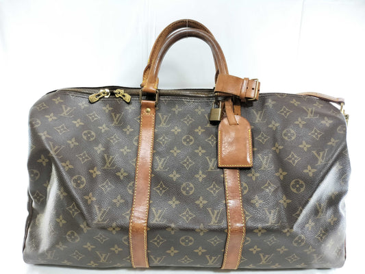 LOUIS VUITTON Monogram Key Polbangliere 50 Boston Bag