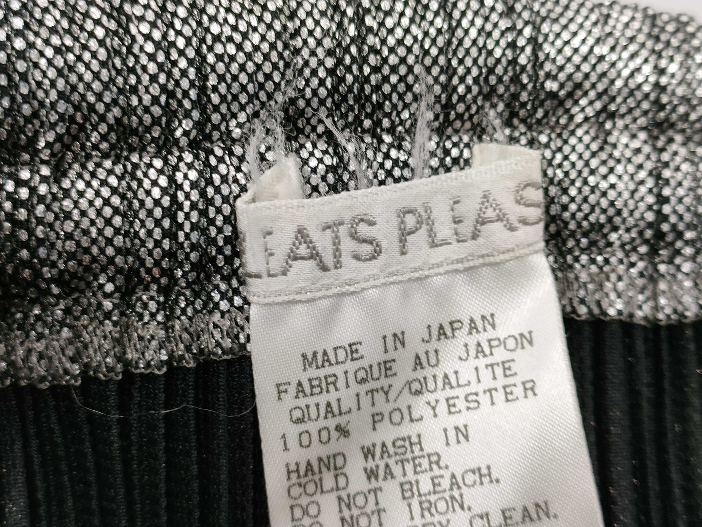 ISSEY MIYAKE Pleats Please Silver Skirt