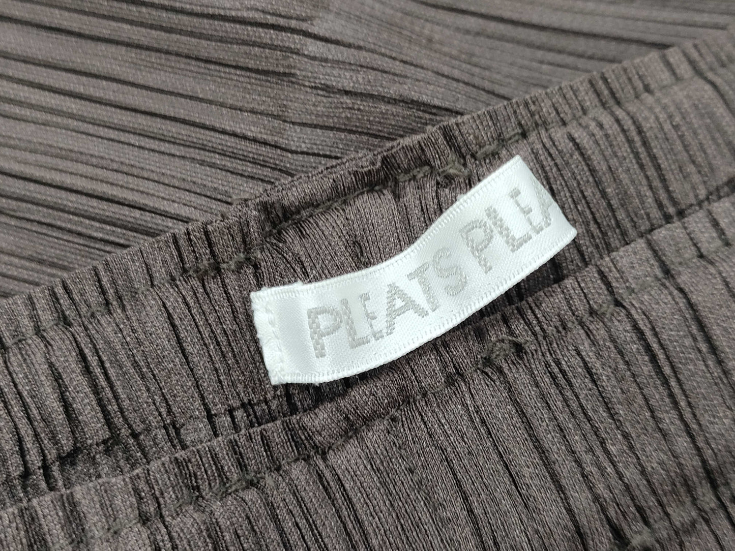 ISSEY MIYAKE Pleats Please Pocket Pants, Brown