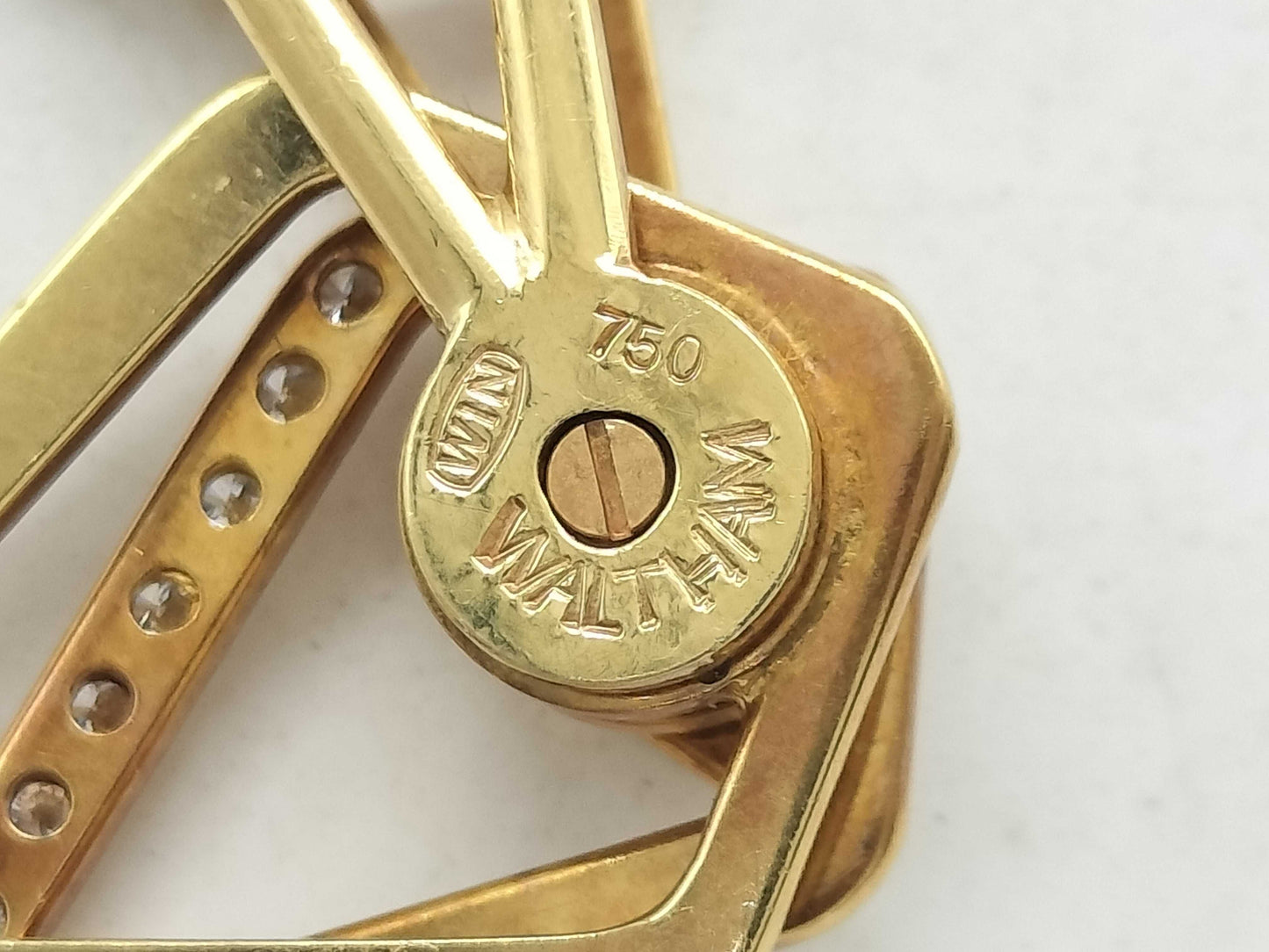 WALTHAM Diamond 750 11.3g Necklace