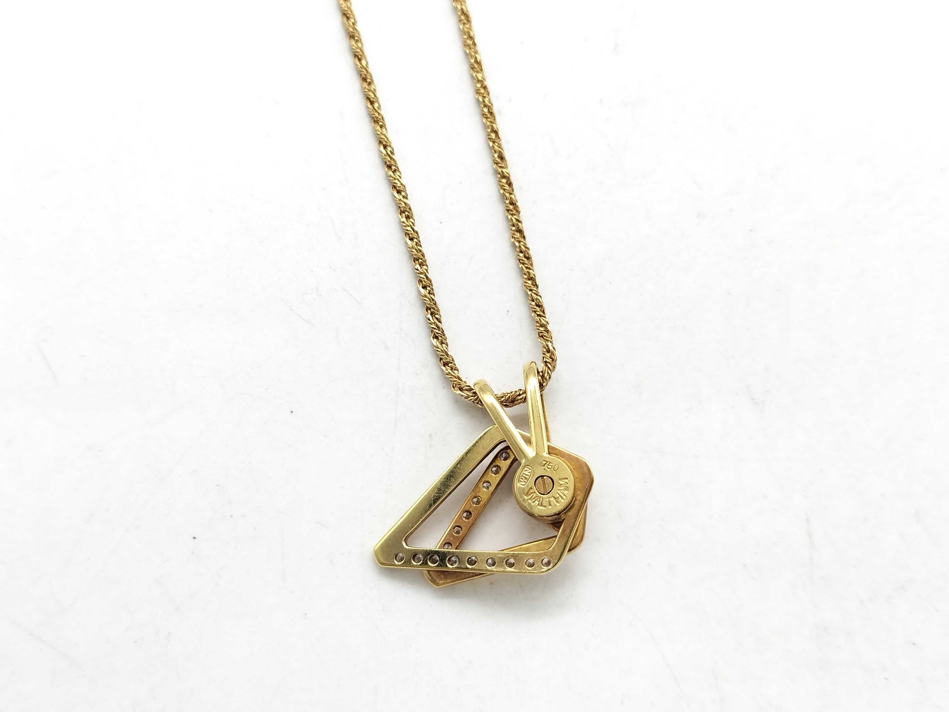 WALTHAM Diamond 750 11.3g Necklace