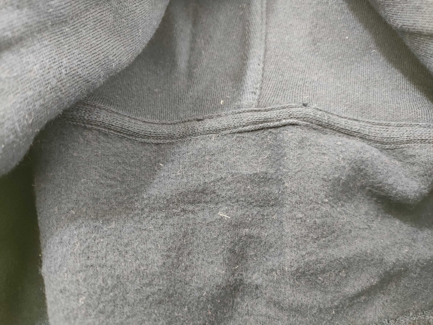 HERMES embroidered hoodie with missing back tag.