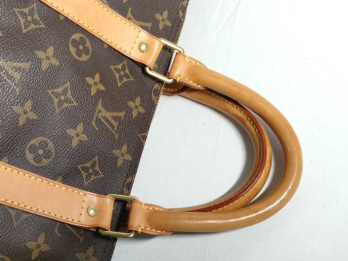 LOUIS VUITTON Monogram M41424 Keepall 55 Boston Bag
