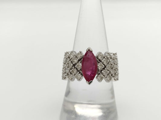 R1.70ct D3.35ct K18 9.5g Ring