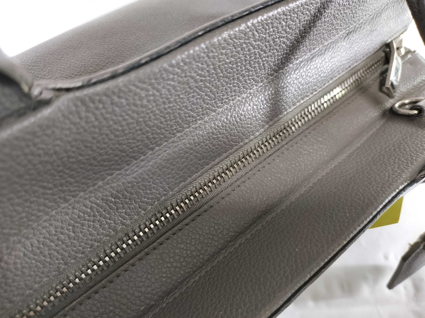 Yves Saint Laurent Cavalieve Gauche Grey Handbag