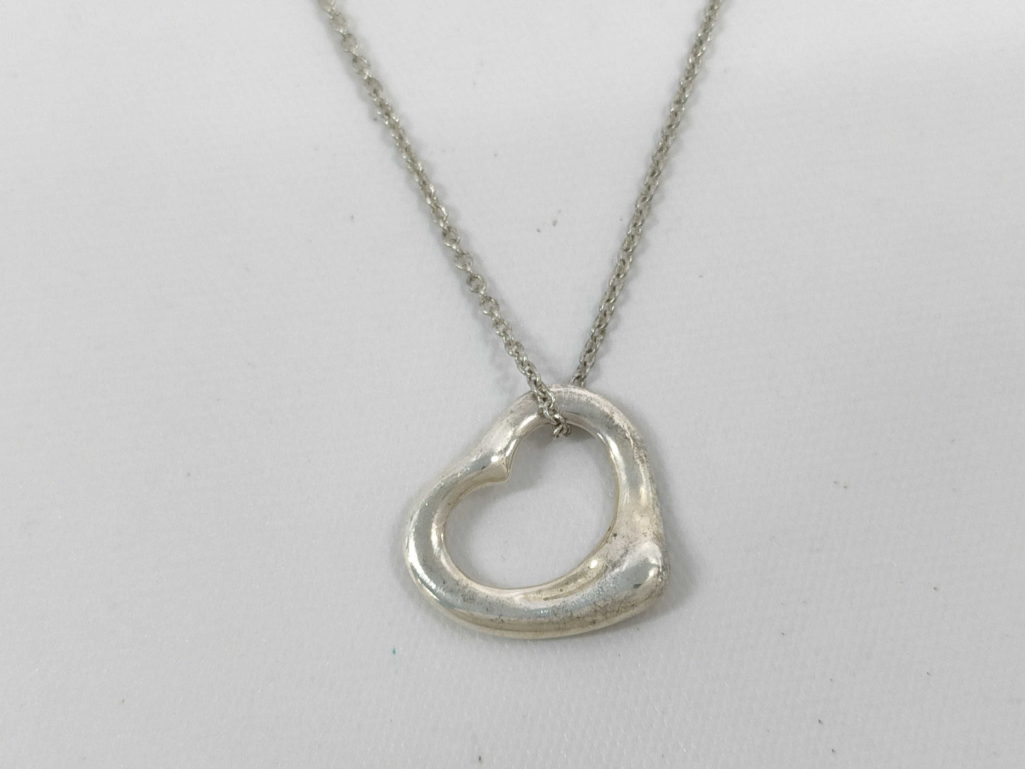 Tiffany & Co. 925 Open Heart Necklace