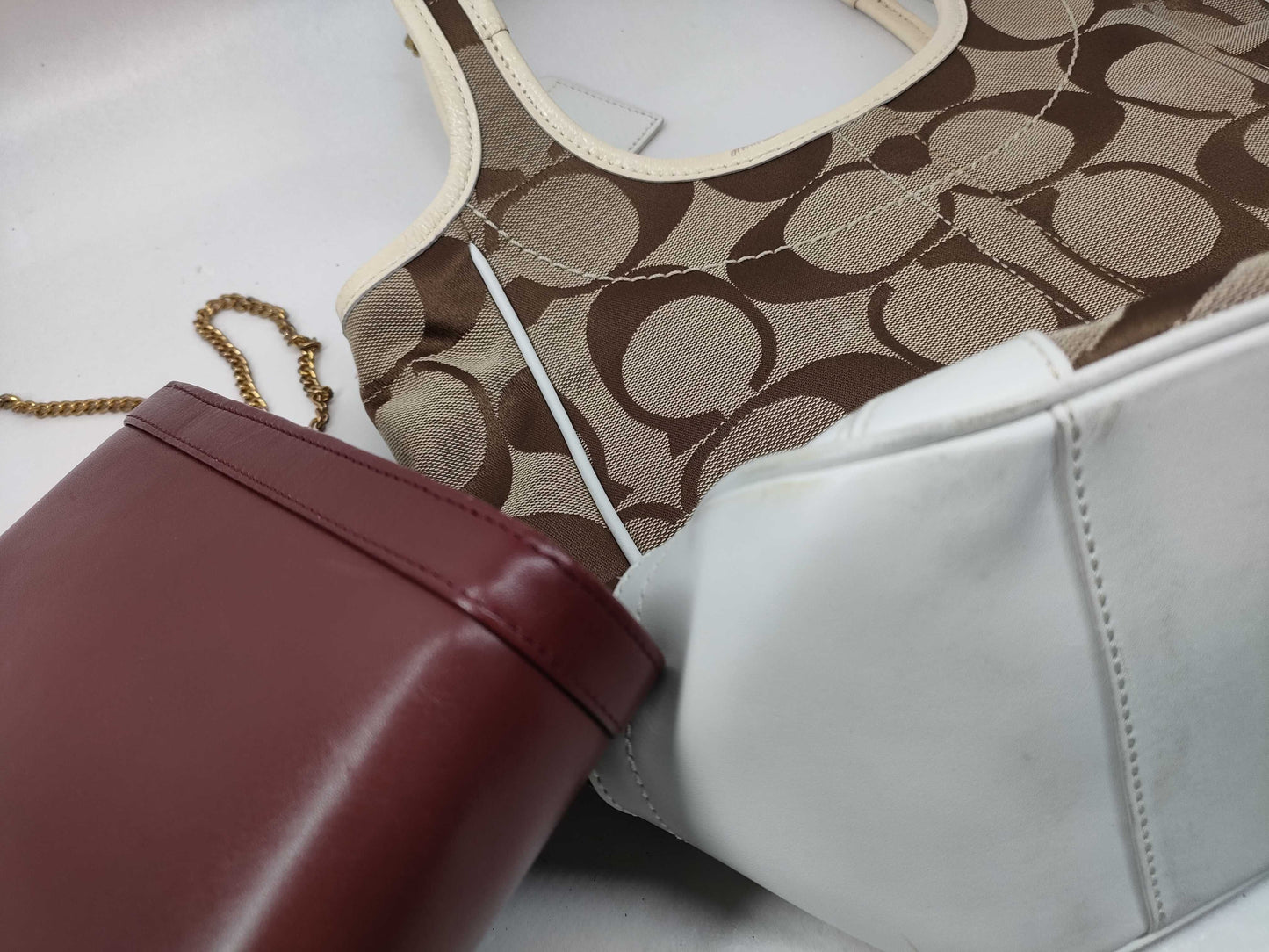 COACH Signature Tote Bag Set - Coach/Gucci/Cartier