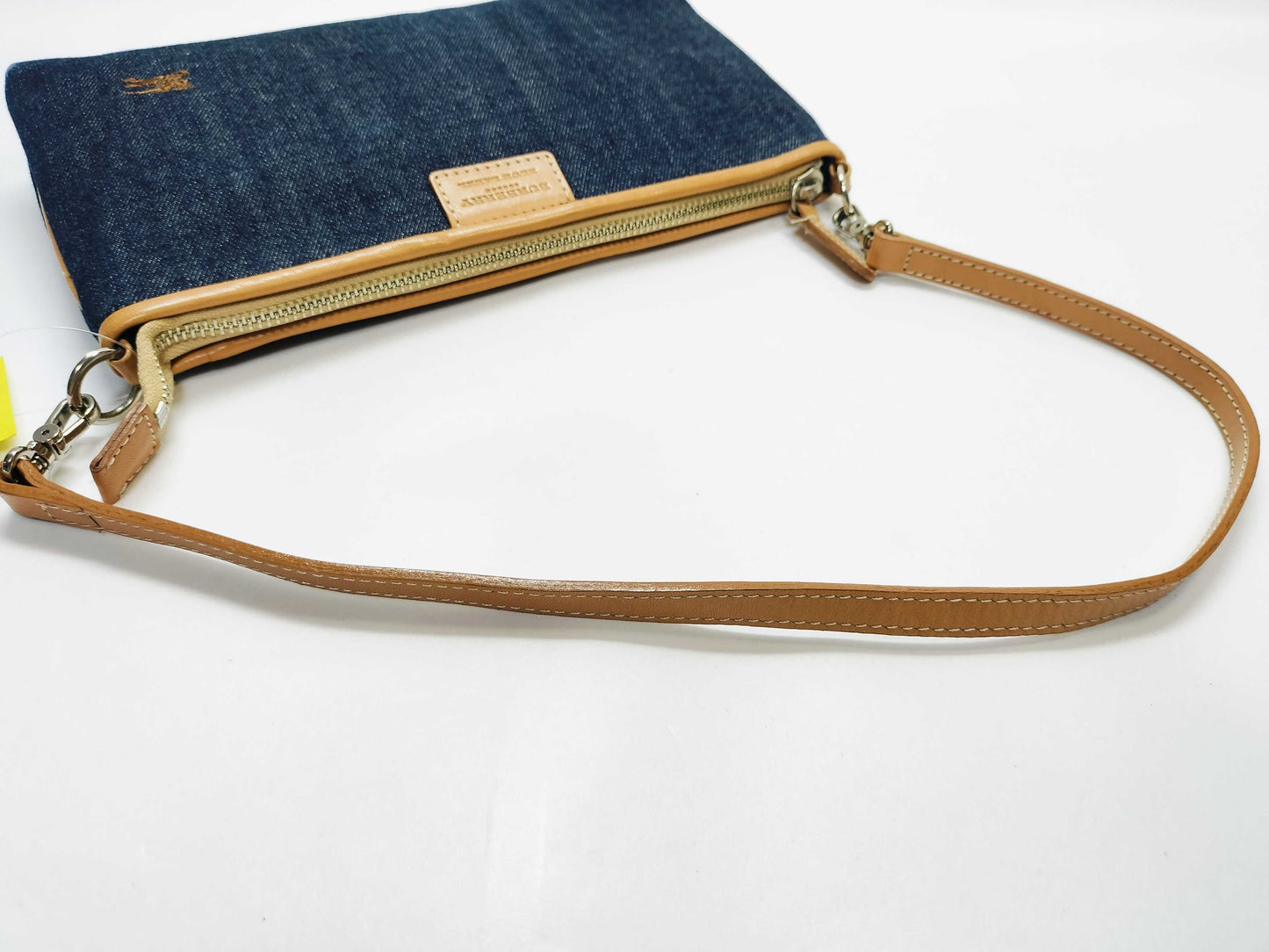 BURBERRY BL/Denim One-Shoulder Shoulder Bag