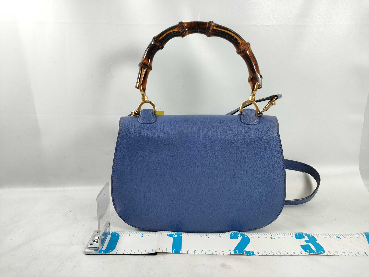 GUCCI Bamboo 00020290633 2WAY Purple Handbag