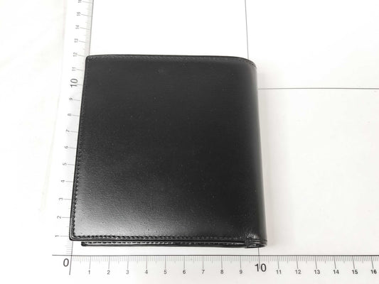 Cartier Leather Bifold Wallet, Black, with Disinfectant Smell