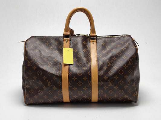 LOUIS VUITTON Monogram M41428 Keepall 45 Boston Bag