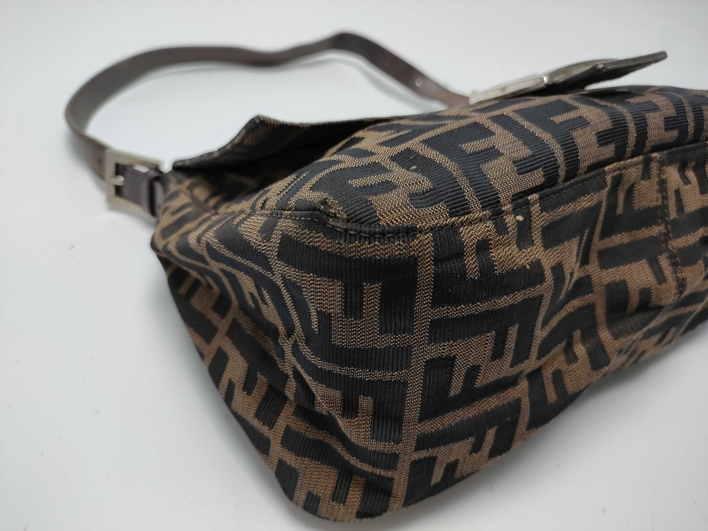 FENDI Zucca Mamma Bucket Shoulder Bag