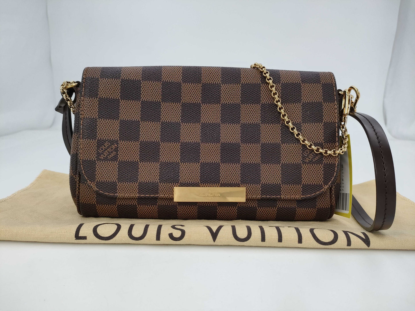 LOUIS VUITTON Damier Favorite pm Shoulder Bag