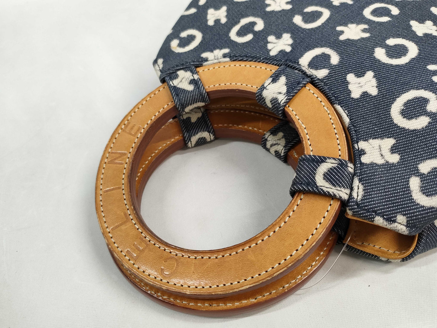 CELINE Macadam Denim Handbag