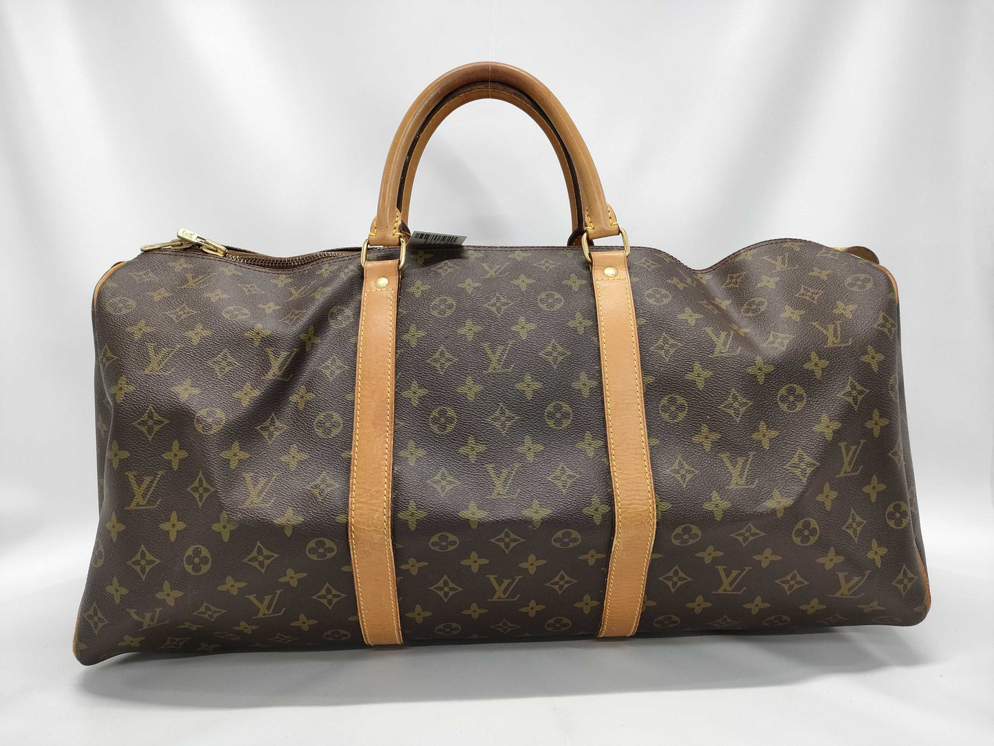 LOUIS VUITTON Monogram M41424 Keepall 55 Boston Bag