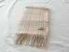BURBERRY Check Cashmere Pink Scarf