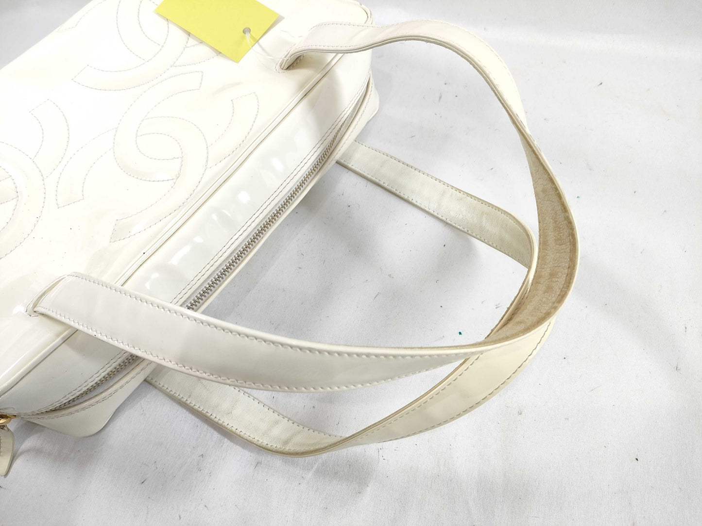 CHANEL Enamel Triple Coco Handbag