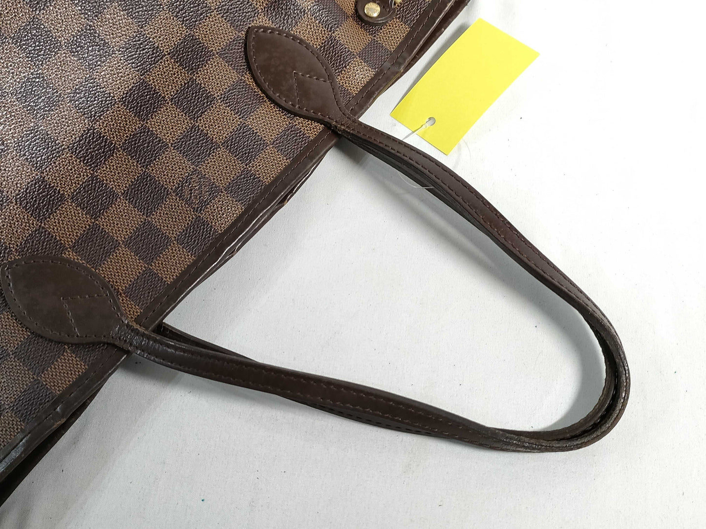 LOUIS VUITTON Damier N51105 Neverfull MM Tote Bag