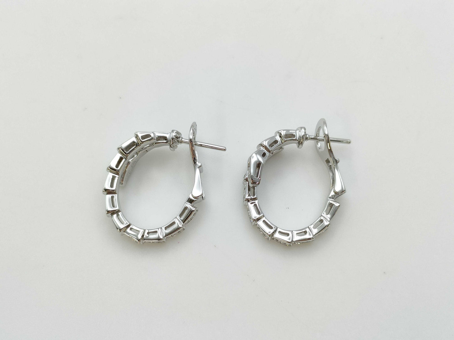BVLGARI Serpenti Diamond WG AU750 8.8g Earrings