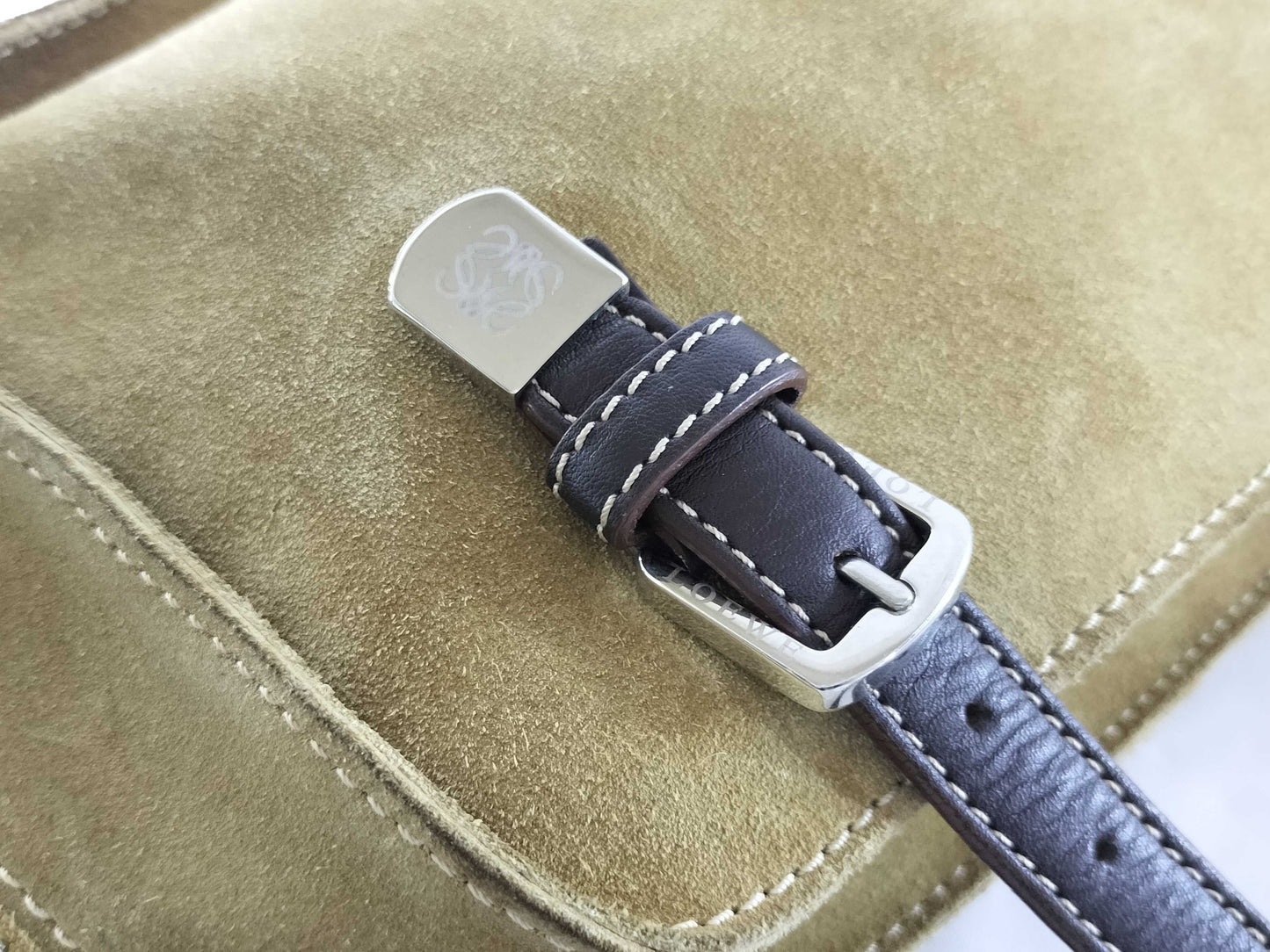 LOEWE Amazona Suede Handbag