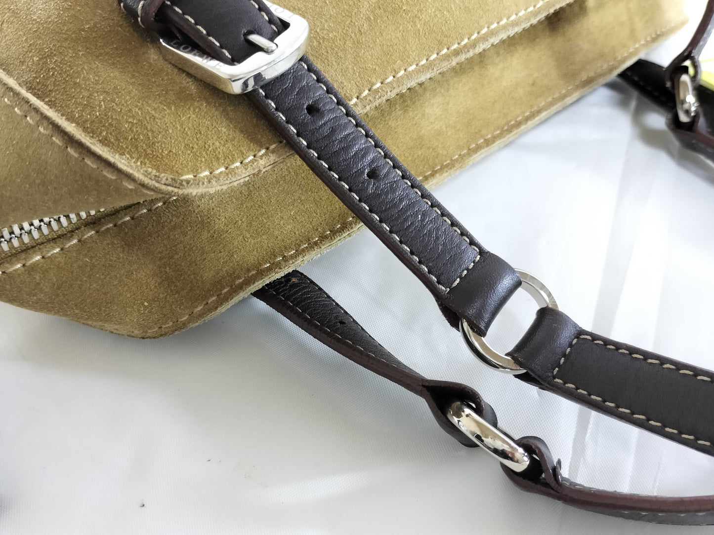 LOEWE Amazona Suede Handbag