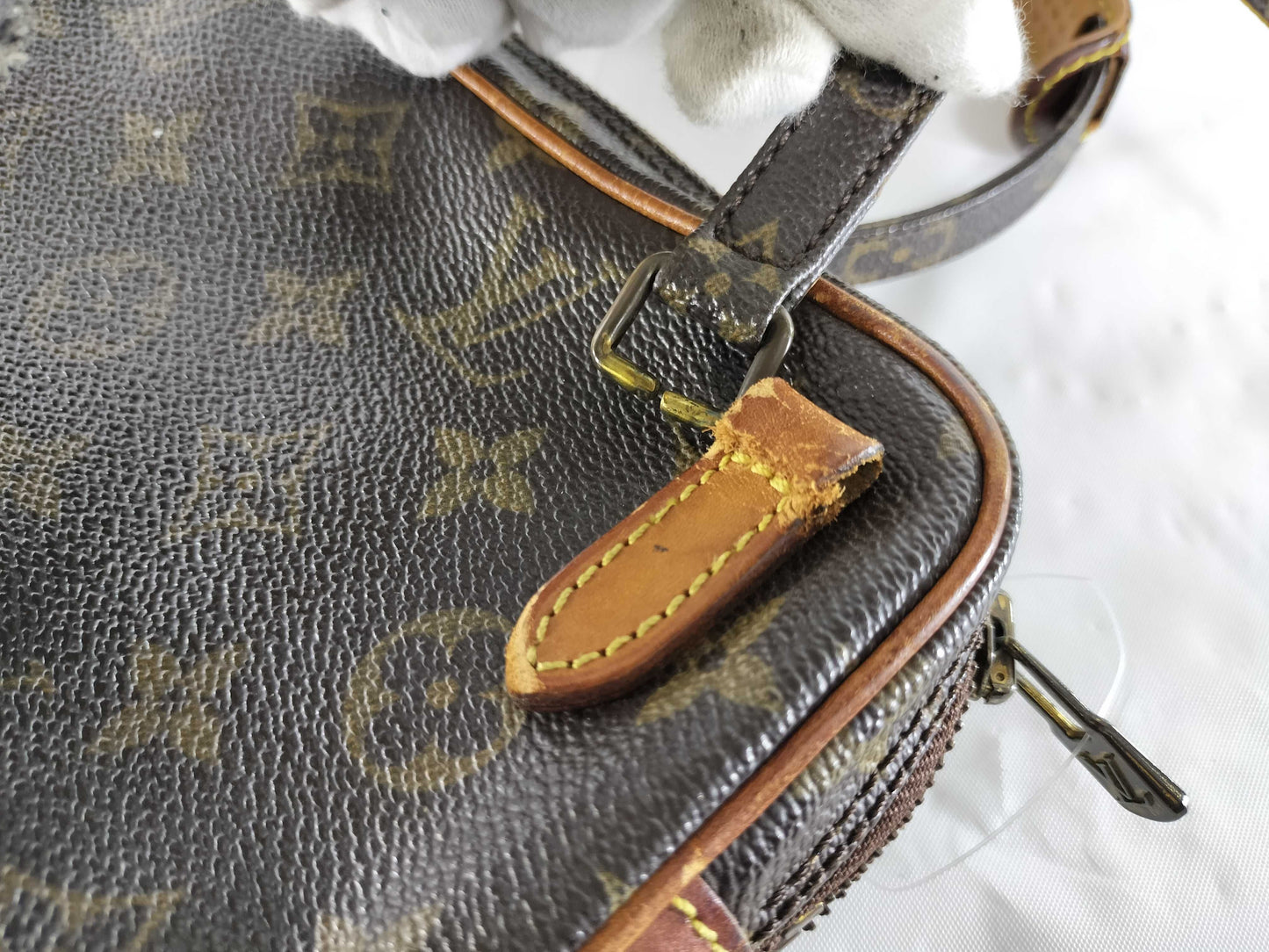 LOUIS VUITTON Monogram M51828 Pochette Marly Bandouliere Shoulder Bag