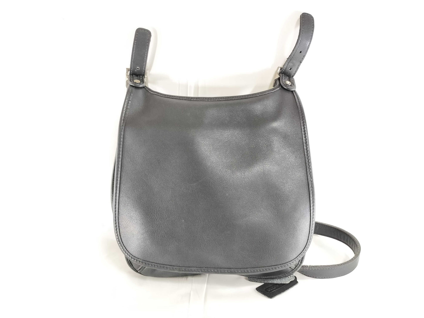 COACH All Leather Black 9135 Shoulder Bag