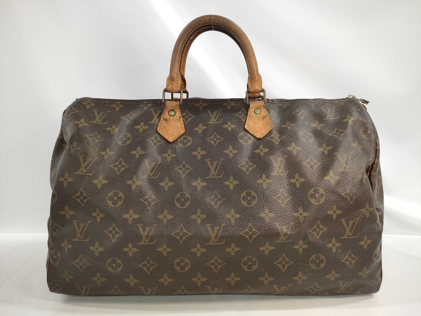 LOUIS VUITTON Monogram Speedy 40 Boston Bag
