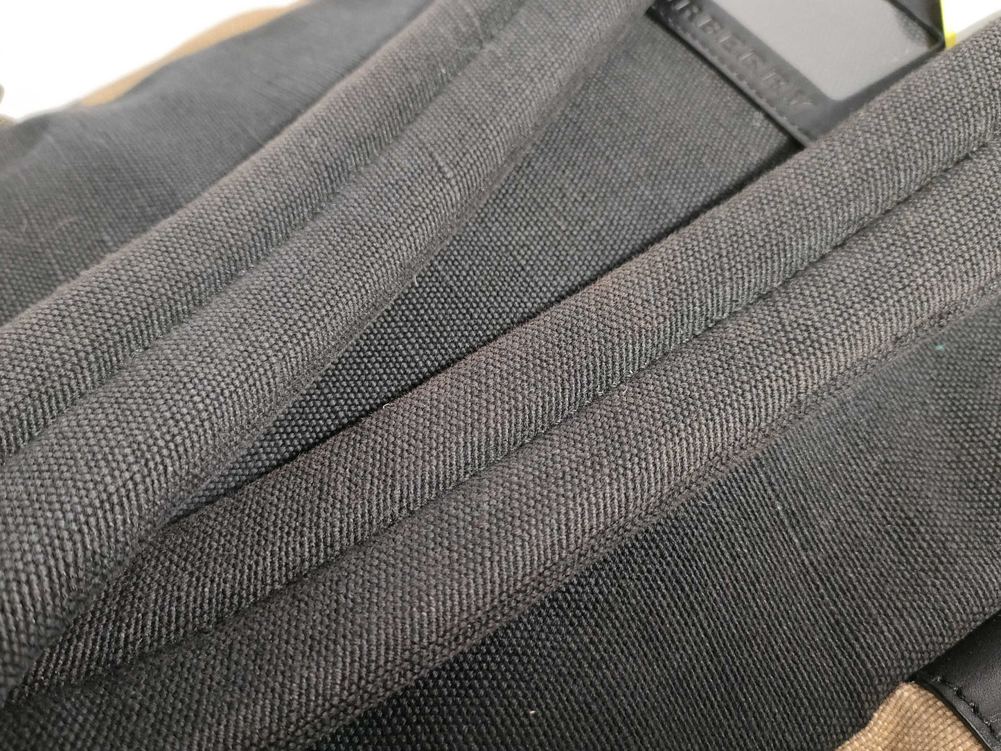 BURBERRY Border x Leather Backpack