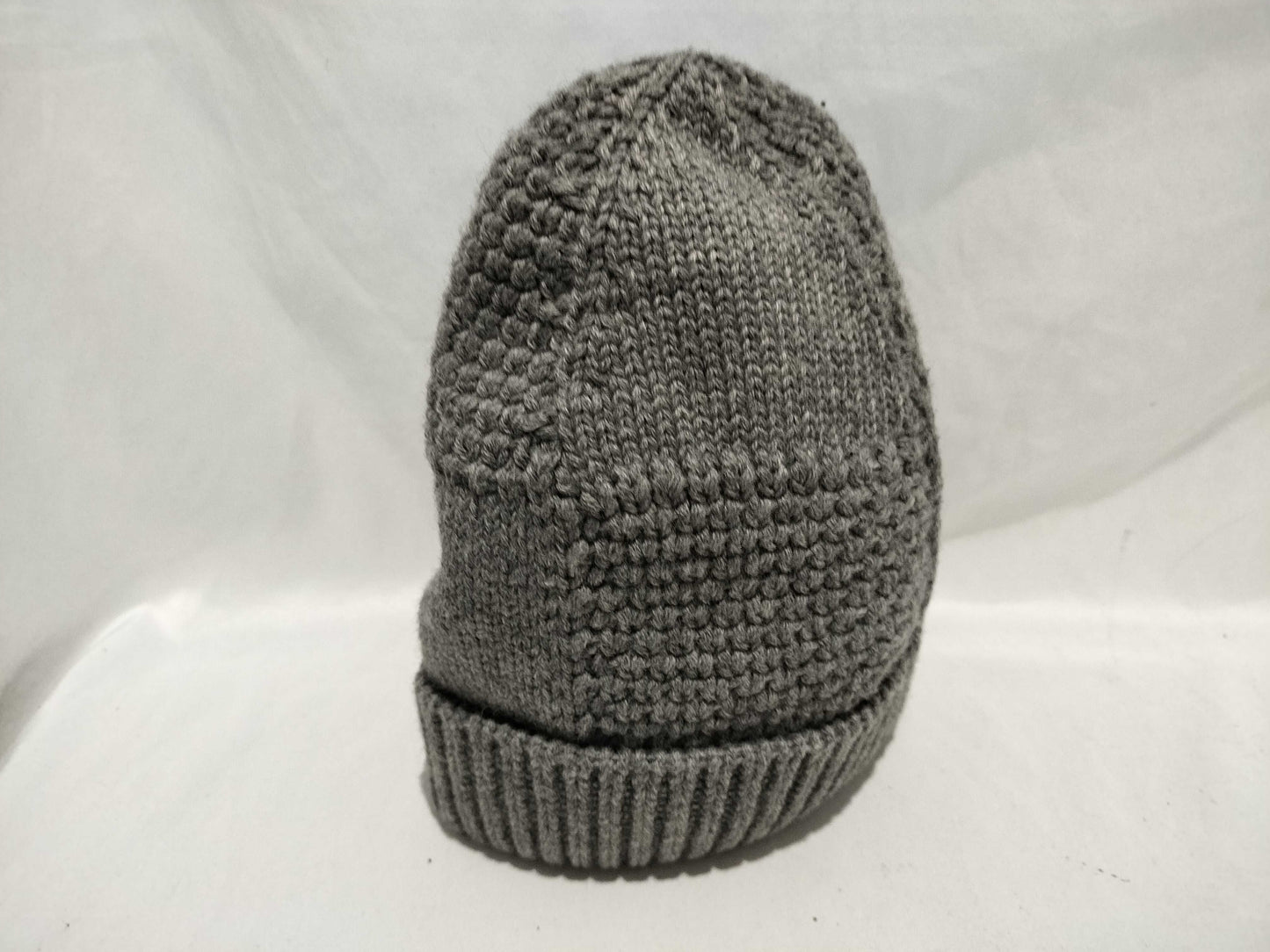 LOUIS VUITTON Knit Hat Gray Other Accessories