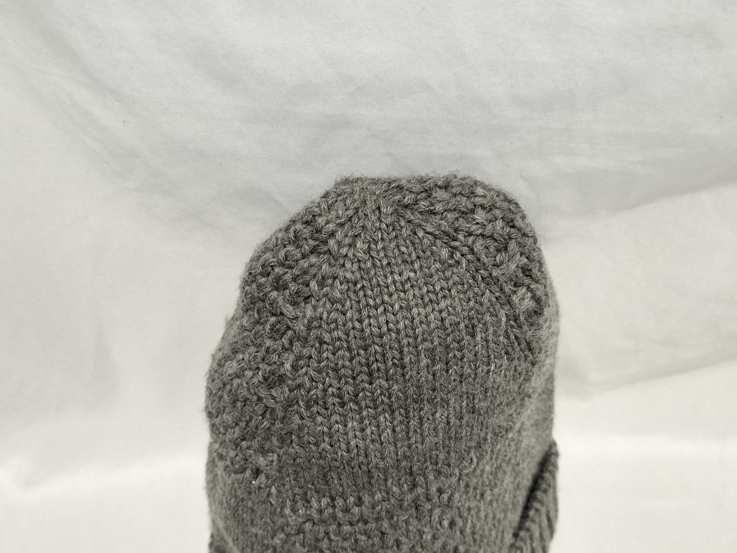 LOUIS VUITTON Knit Hat Gray Other Accessories