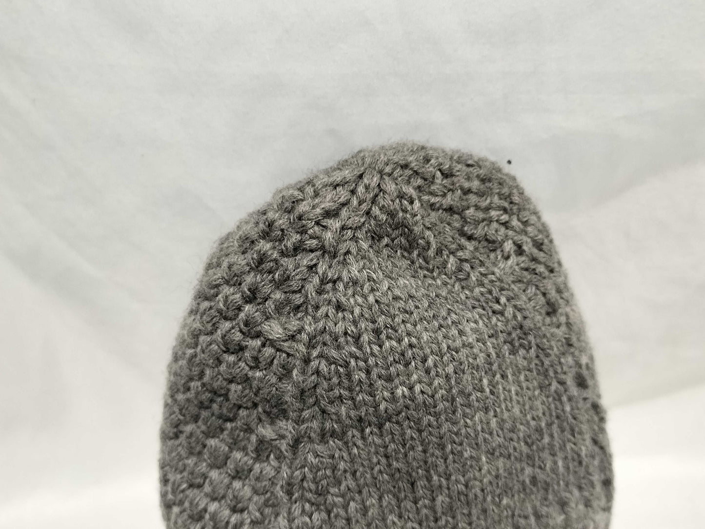 LOUIS VUITTON Knit Hat Gray Other Accessories