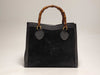 GUCCI Bamboo Suede Handbag