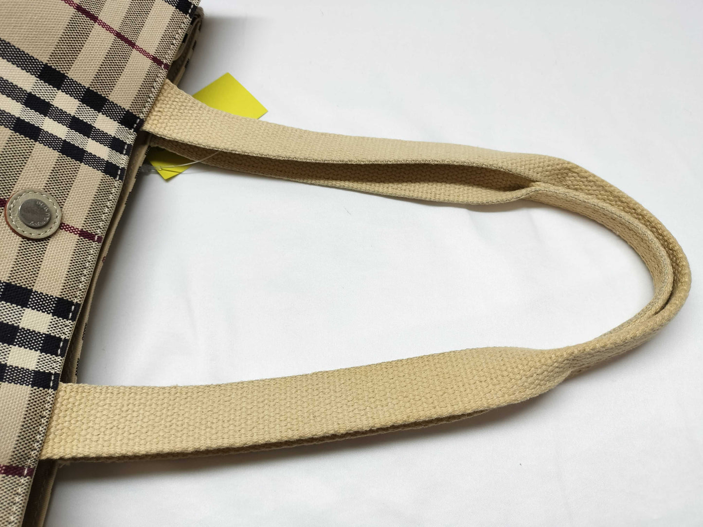 BURBERRY Nova Check Canvas Tote Bag