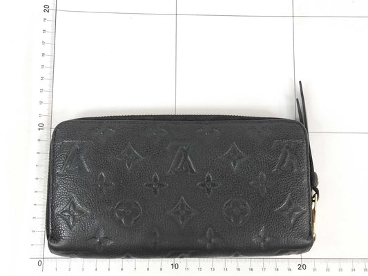 LOUIS VUITTON Monogram Empreinte Empreinte SP1154 Noir Zippy Wallet