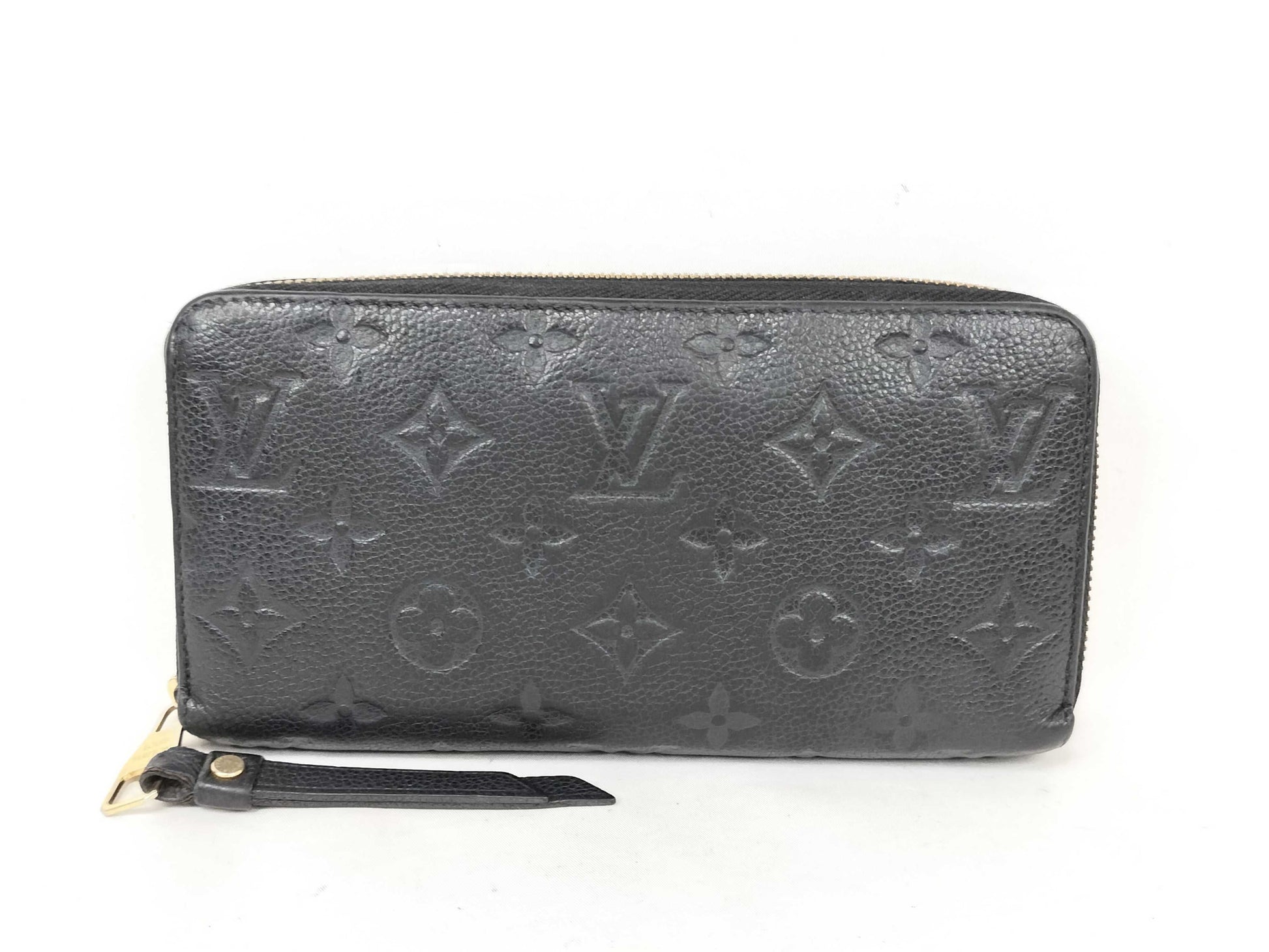 LOUIS VUITTON Monogram Empreinte Empreinte SP1154 Noir Zippy Wallet