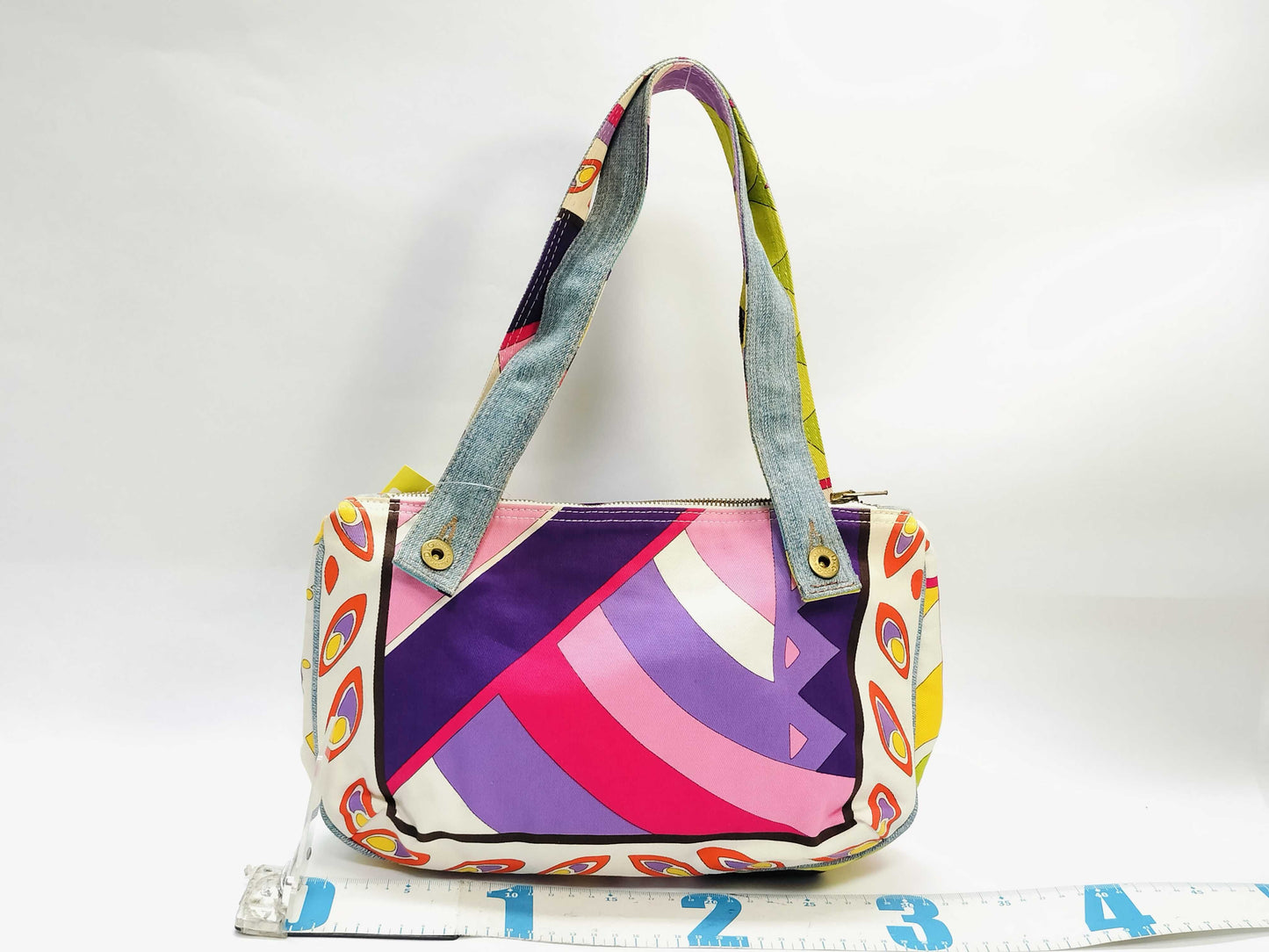D&G denim handbag, all-over print