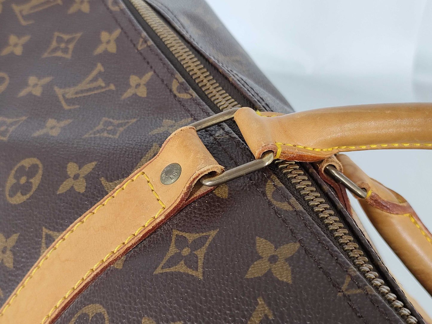 LOUIS VUITTON Monogram M41416 Keepall Bandouliere 50 Boston Bag